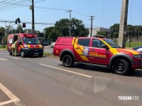 Siate socorre motociclista após colisão no Jardim Copacabana