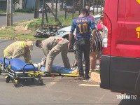 Siate socorre motociclista após colisão no Jardim Copacabana