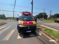 Siate socorre motociclista após colisão no Jardim Copacabana