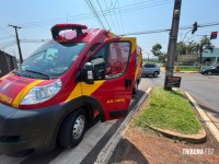 Siate socorre motociclista após colisão no Jardim Copacabana