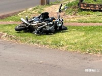 Siate socorre motociclista após colisão no Jardim Copacabana