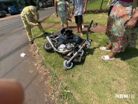 Siate socorre motociclista após colisão no Jardim Copacabana