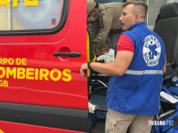 Siate atende vítima de agressão na Av. Costa e Silva