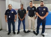 Controle migratório do Paraguai entrega para a Policia Federal do Brasil um foragido da justiça