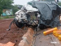 Homem que esfaqueou a ex-esposa morre após acidente de trânsito na Av. das Cataratas