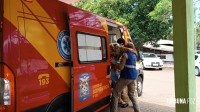 Siate socorre vítima de agressão no Bairro Três Lagoas