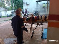 Motociclista fica gravemente ferido e é socorrido pelo Siate no Jardim Panorama