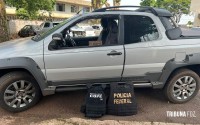 Policia Federal e Policia Civil prendem indivíduo com veículo furtado em Santa Helena