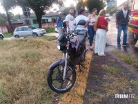 Siate socorre duas vítimas após queda de moto na Vila Maracanã