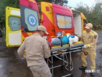 Siate socorre duas vítimas após queda de moto na Vila Maracanã