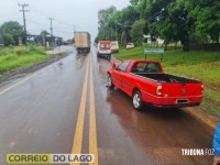 Policia Rodoviária Estadual registra colisão traseira entre Missal e Medianeira