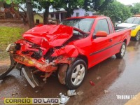 Policia Rodoviária Estadual registra colisão traseira entre Missal e Medianeira