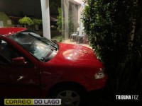 Homem é encaminhado ao hospital após acidente em Santa Helena