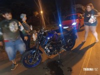 Siate socorre motociclista após queda na Vila Carimã