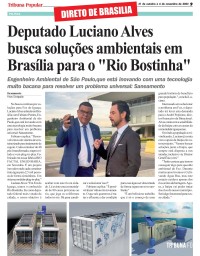 Deputado Luciano Alves busca soluções ambientais em Brasília para o "Rio Bostinha"