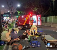 Motociclista morre após atropelamento no centro de Foz do Iguaçu