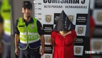 Mulher foragida da justiça é presa após se envolver em acidente de trânsito em Hernandárias