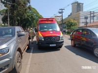 Siate socorre vítima de acidente com maquina na Vila Maracanã