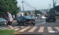 Mais um acidente é registrado na Av. Brasília no Bairro Condá, em Medianeira