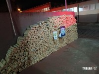 Guarda Municipal e ROTAM apreendem 600 Kg de maconha e prendem 3 pessoas no Bairro Três Lagoas