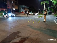 Condutor é executado a tiros durante a madrugada na Av. das Cataratas