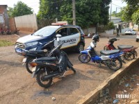 Guarda Municipal apreende quatro motos, sendo duas furtadas e duas adulteradas na Favela do Bolo