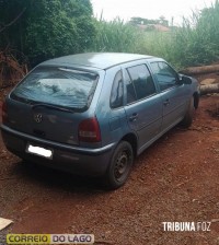 PM de Santa Helena recupera veiculo Gol menos de 12 horas após o furto