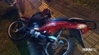 Motociclista é socorrido pelo Siate após queda defronte a Mega Vila