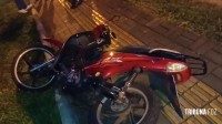 Motociclista é socorrido pelo Siate após queda defronte a Mega Vila