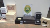 BPFRON apreende 17 caixas de vinhos contrabandeados da Argentina