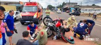 SIATE e SAMU socorrem motociclistas na Av. Morenitas