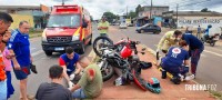 SIATE e SAMU socorrem motociclistas na Av. Morenitas