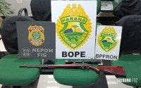 PF e PM prendem indivíduo por porte ilegal de arma de fogo em São Miguel do Iguaçu