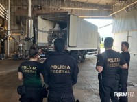 Policia Federal realiza destruição de 8,5 toneladas de entorpecentes apreendidos na região da tríplice fronteira