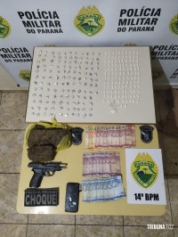 CHOQUE prende traficante de drogas com mandado de prisão na antiga "Favela da Mosca"