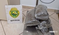 BPFRON apreende mulher com 3 Kg de maconha em Foz do Iguaçu