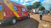 Incêndio destrói residência em São Miguel do Iguaçu