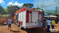 Incêndio destrói residência em São Miguel do Iguaçu