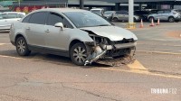 Motociclista é socorrido pelo Siate após colisão na Av. República Argentina