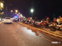 Policia de Puerto Iguazu apreende 12 motos e prende dois motociclistas embriagados