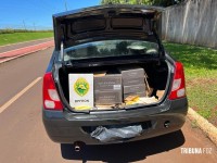 BPFRON apreende 12 caixas de vinho argentinos em Santa Terezinha de Itaipu