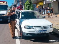 Mulher de 49 anos é atropelada no centro de Foz do Iguaçu