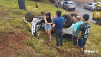 Condutora capota veículo no Km 3,5 em Ciudad Del Este