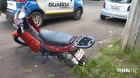 Guarda Municipal apreende moto adulterada no centro de Foz do Iguaçu