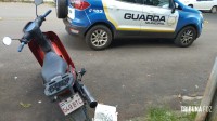 Guarda Municipal apreende moto adulterada no centro de Foz do Iguaçu