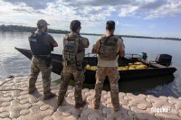 Policia Federal e Policia Civil apreendem embarcação com 1200 Kg. de maconha no Lago de Itaipu