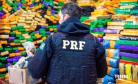 PRF apreende 195 toneladas de drogas em 2023 no Paraná e bate recorde histórico