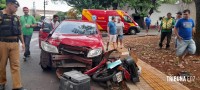 Motociclista fica gravemente ferido após colisão no Boicy