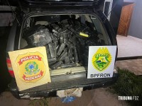 BPFRON e Polícia Federal apreendem 276 Kg de maconha em Foz do Iguaçu