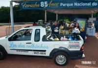 5 toneladas de alimentos foram arrecadadas para o Lar dos Velhinhos no aniversário do Parque Nacional do Iguaçu